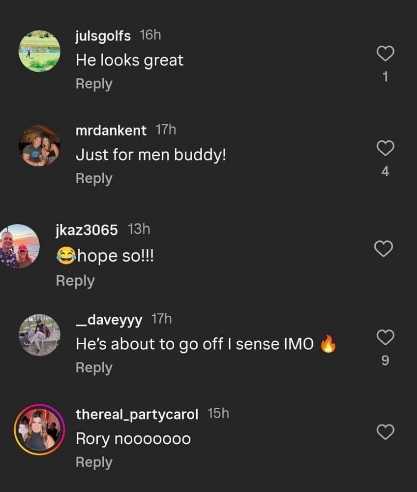 Fan comments ( via Instagram)